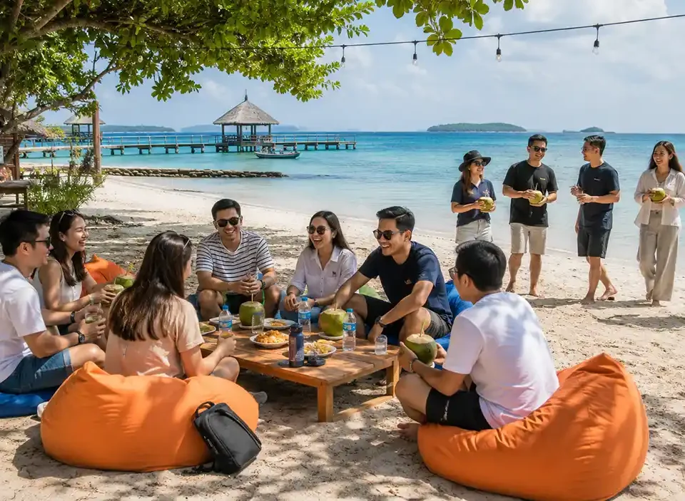 Outing Perusahaan Pulau Seribu, Resort atau Penduduk? 9 outing perusahaan Pulau Seribu