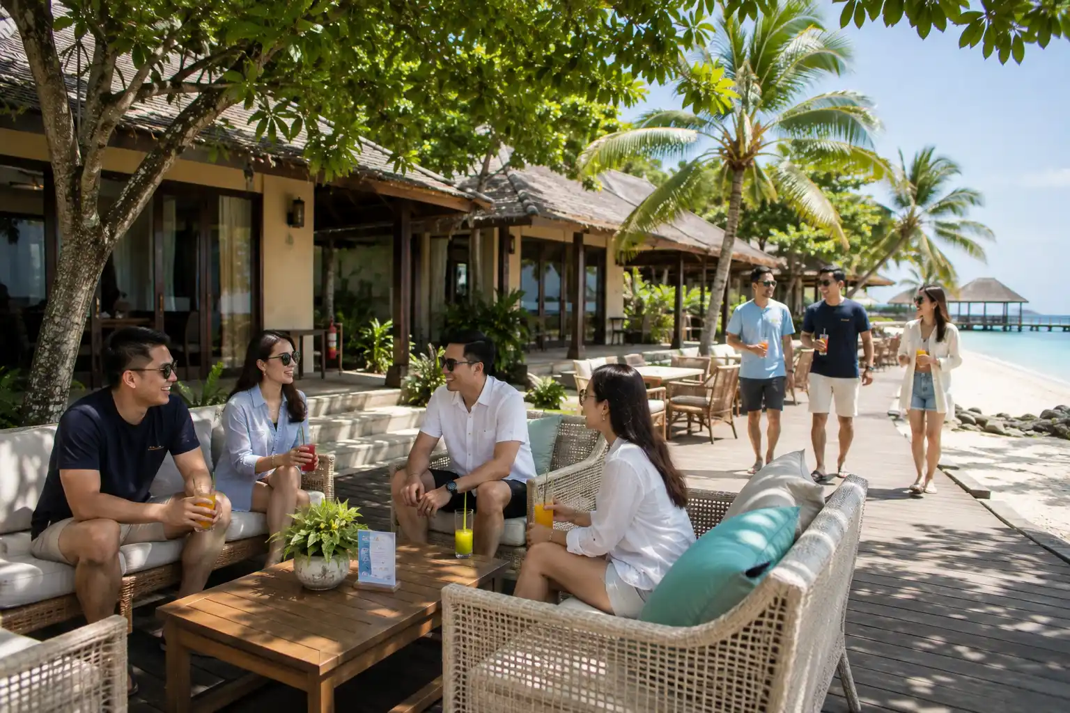 pulau penduduk untuk outing kantor