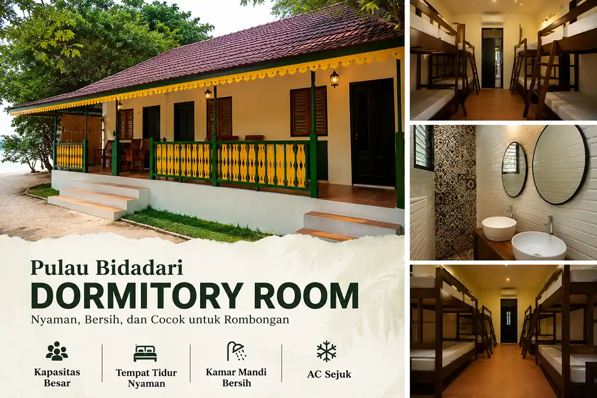 Dormitory Pulau Bidadari Resort untuk Rombongan