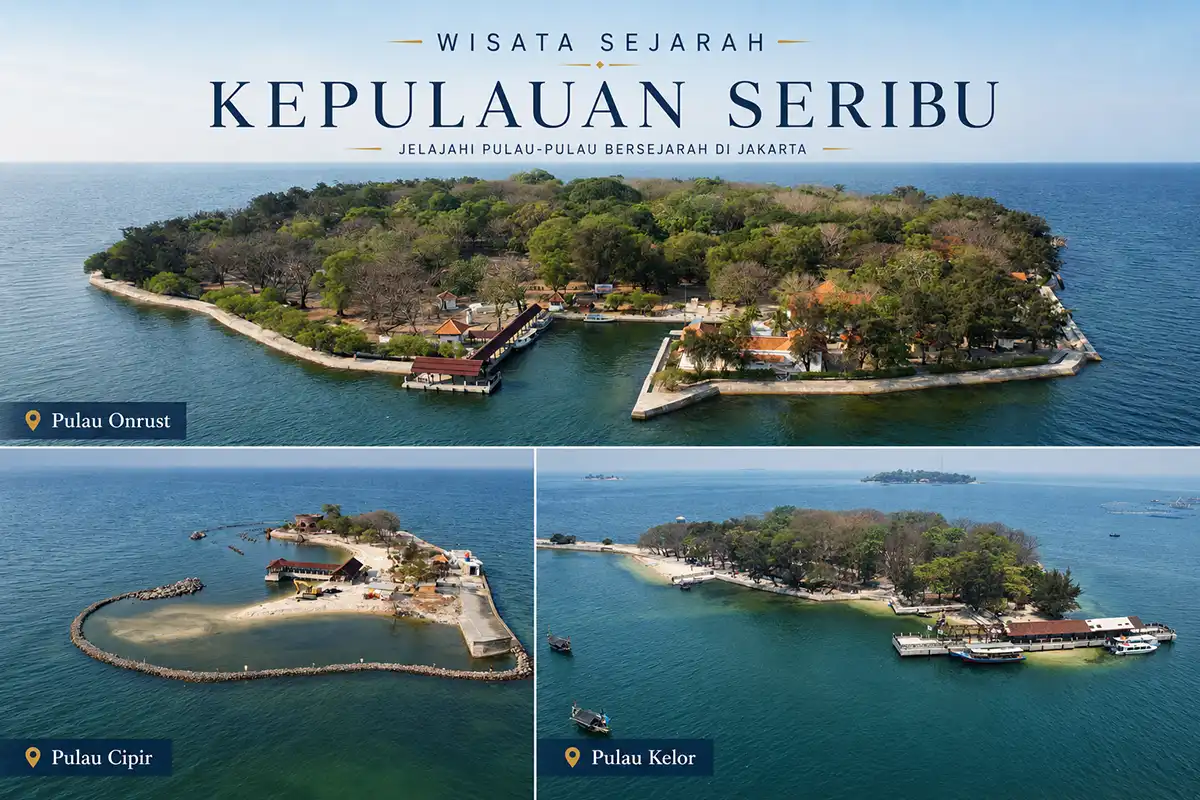 Tour 3 Pulau Bidadari Onrust Kelor Cipir Kepulauan Seribu
